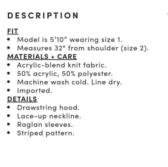 Multi Striped Hoodie Sweater - Picture 4 of 5